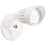 Eco-Star 4 1/4" Wide LED Security Flood Light in White