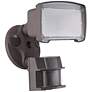Eco-Star 6 1/4" Wide Outdoor LED Motion Security Flood Light