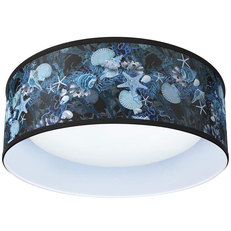 Image 1 Eco-Star Blue Seas 14 inchW LED Circular White Ceiling Light