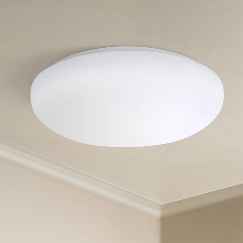 Image 1 Eco-Star Cloud 13" Wide LED Circular White Ceiling Light