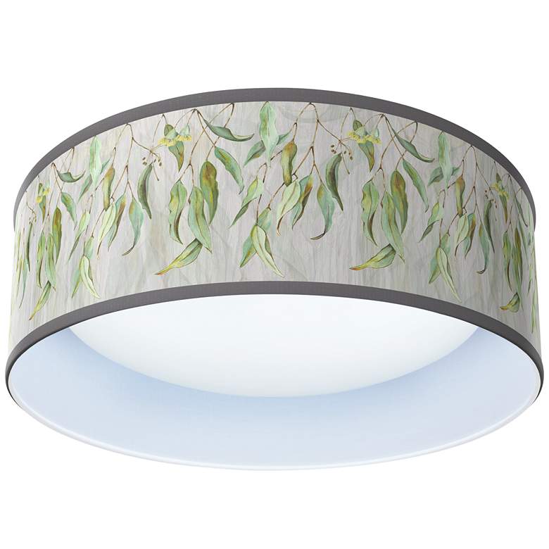 Image 1 Eco-Star Eucalyptus 14 inchW LED Circular White Ceiling Light
