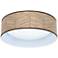 Eco-Star Rustic Woodwork 16" Wide LED Modern Rustic Ceiling Light