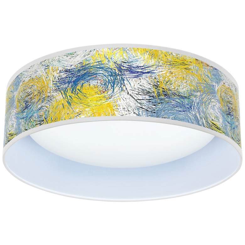 Image 1 Eco-Star Starry Dawn 16 inch Wide LED Modern Ceiling Light
