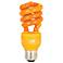 ECObulb 13 Watt CFL Twist Orange Party Bulb