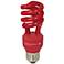 ECObulb 13 Watt CFL Twist Red Party Bulb