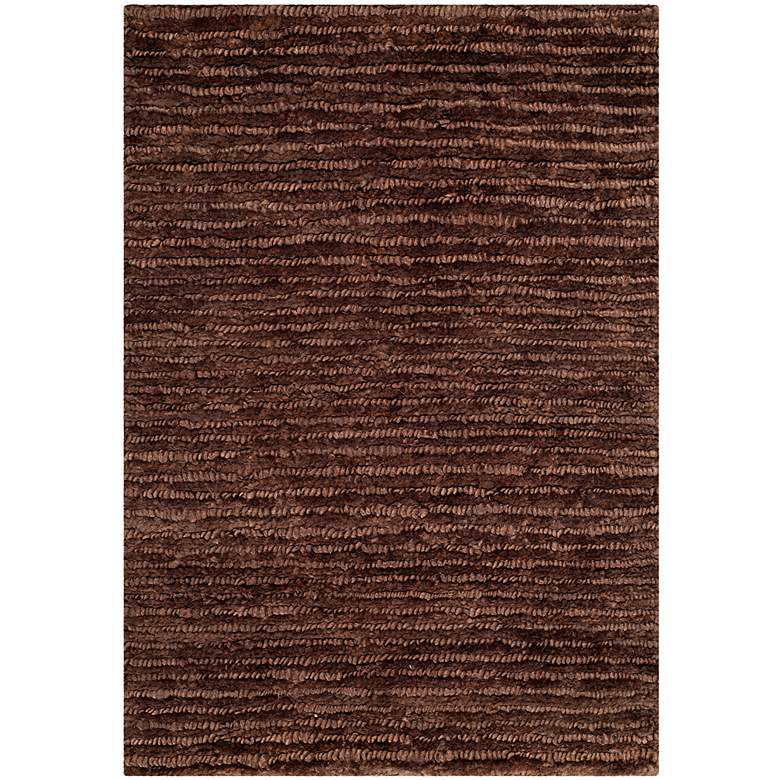 Image 2 Ecogance 5'x8' Brown Area Rug