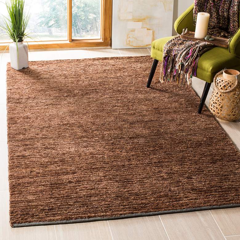 Image 1 Ecogance 5'x8' Brown Area Rug