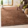 1_Ecogance 5'x8' Brown Area Rug