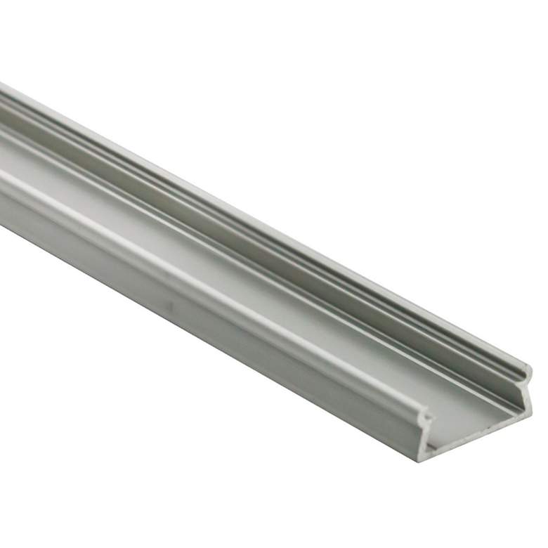 Image 1 Economy 39 1/4" Wide White Extrusion w/Lens for Tape Light