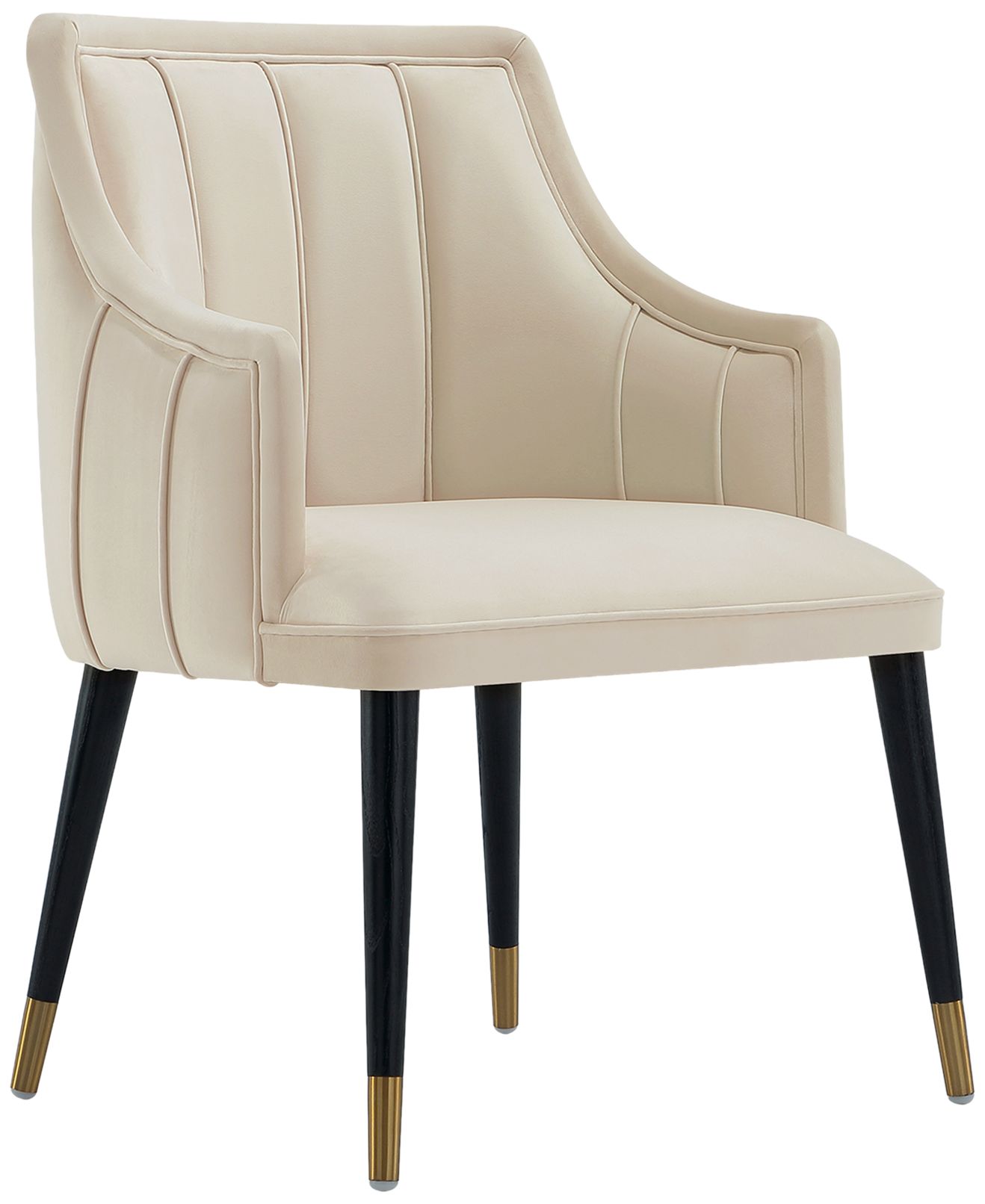 Image 2 Eda Modern  Wood Armchair in Cream