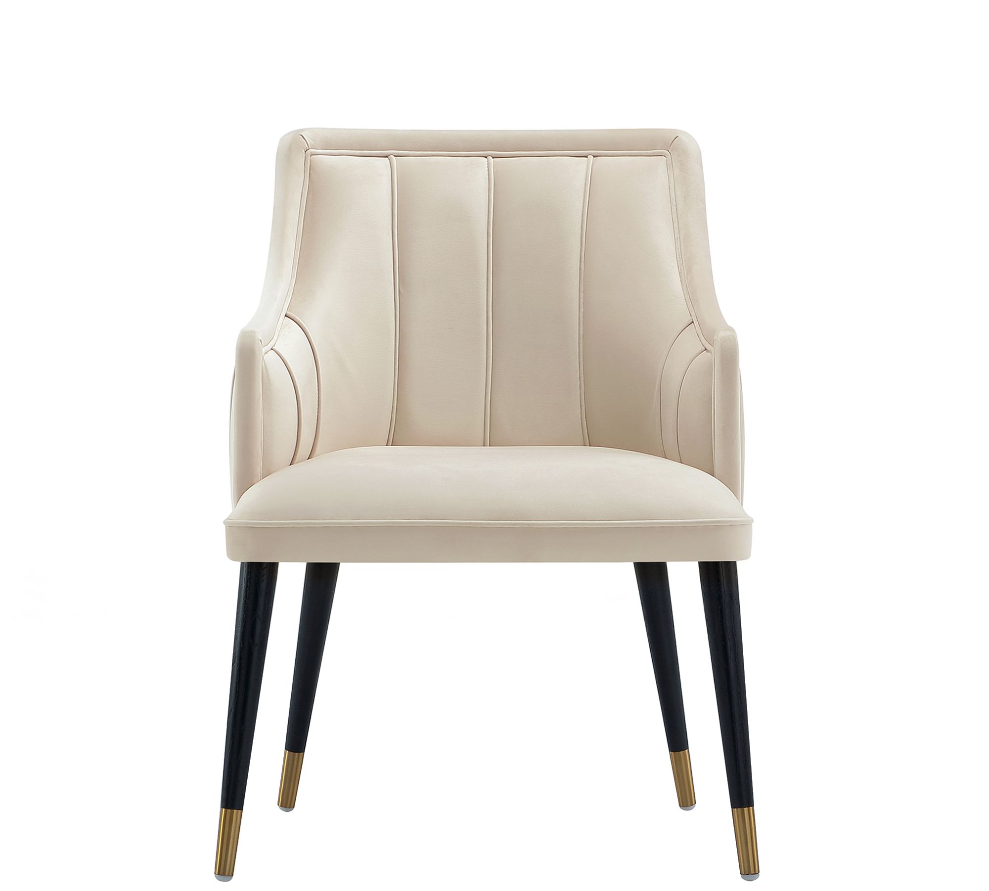 Image 7 Eda Modern  Wood Armchair in Cream more views