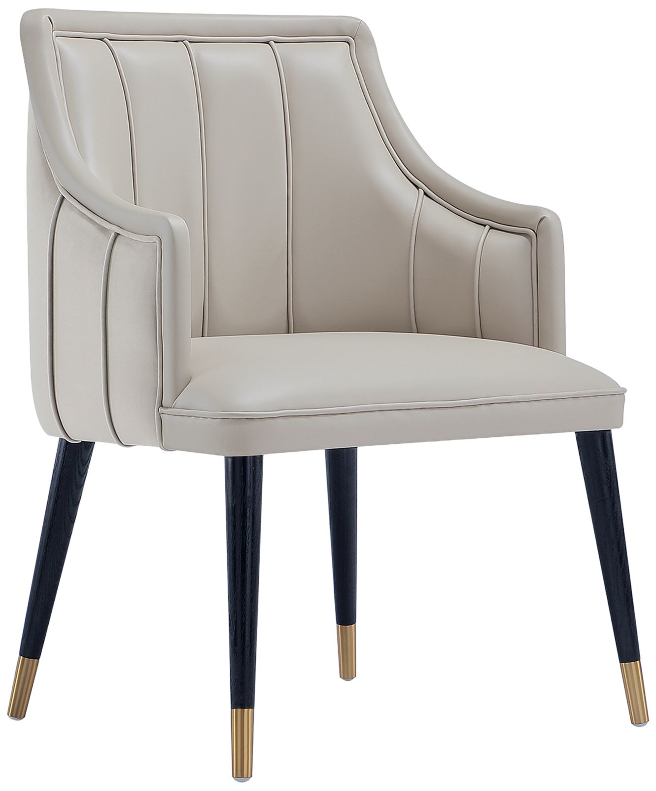 Image 2 Eda Modern  Wood Armchair in Light Gray