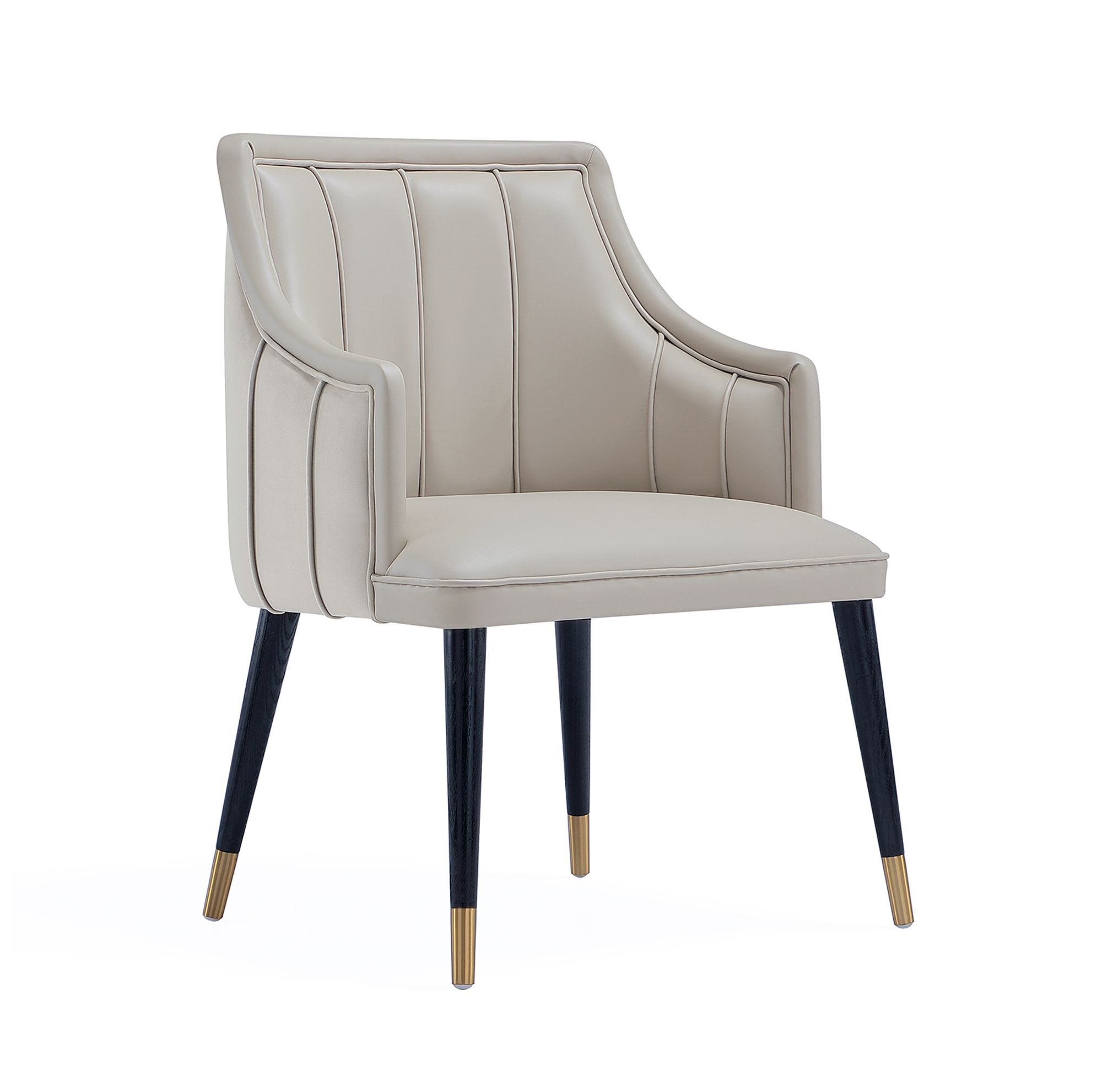 Image 3 Eda Modern  Wood Armchair in Light Gray more views