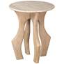 Eda Side Table White & Natural