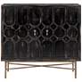 2_Eddy 36" Wide Distressed Black 2-Door Accent Cabinet