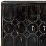 3_Eddy 36" Wide Distressed Black 2-Door Accent Cabinet more views