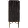 6_Eddy 36" Wide Distressed Black 2-Door Accent Cabinet more views