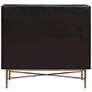 7_Eddy 36" Wide Distressed Black 2-Door Accent Cabinet more views