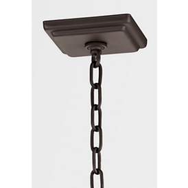 Image4 of Eden 19 1/2" High Textured Bronze Outdoor Hanging Light more views