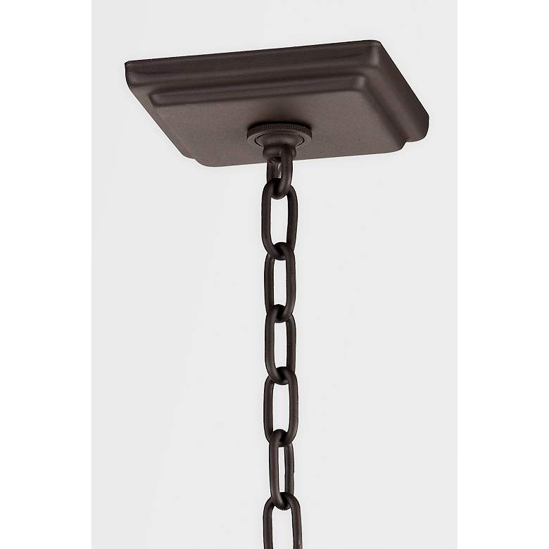 Image 4 Eden 19 1/2" High Textured Bronze Outdoor Hanging Light more views