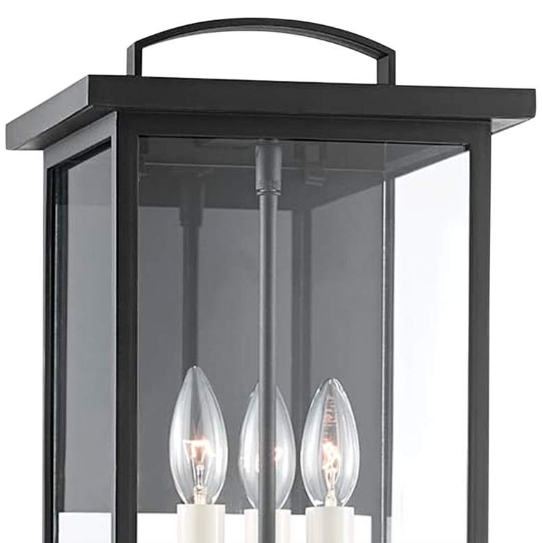 Image 3 Eden 22" High Textured Black Outdoor Wall Light more views