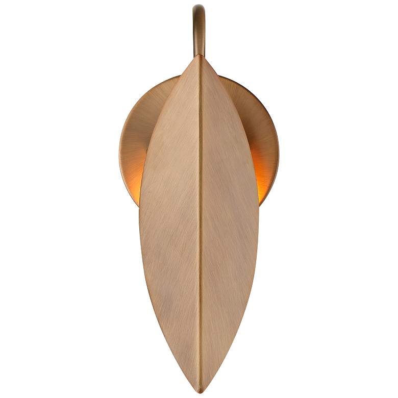 Image 1 Eden 5.25 in. 1-Light Old Satin Brass Modern Wall Sconce Light