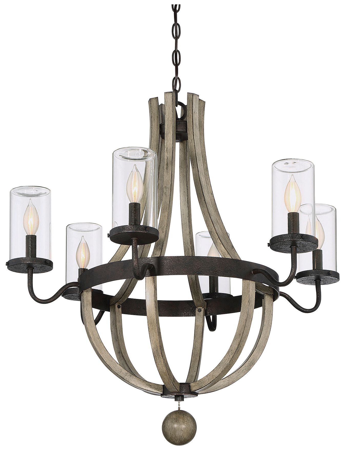 Image 4 Eden 6-Light Outdoor Chandelier in Weathervane more views