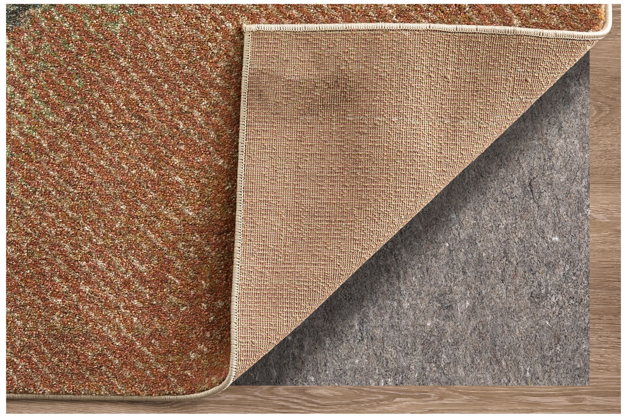 Image 6 Eden Abstract Indoor Brown Area Rug 39QTF 6'-4" x 9'-2" more views