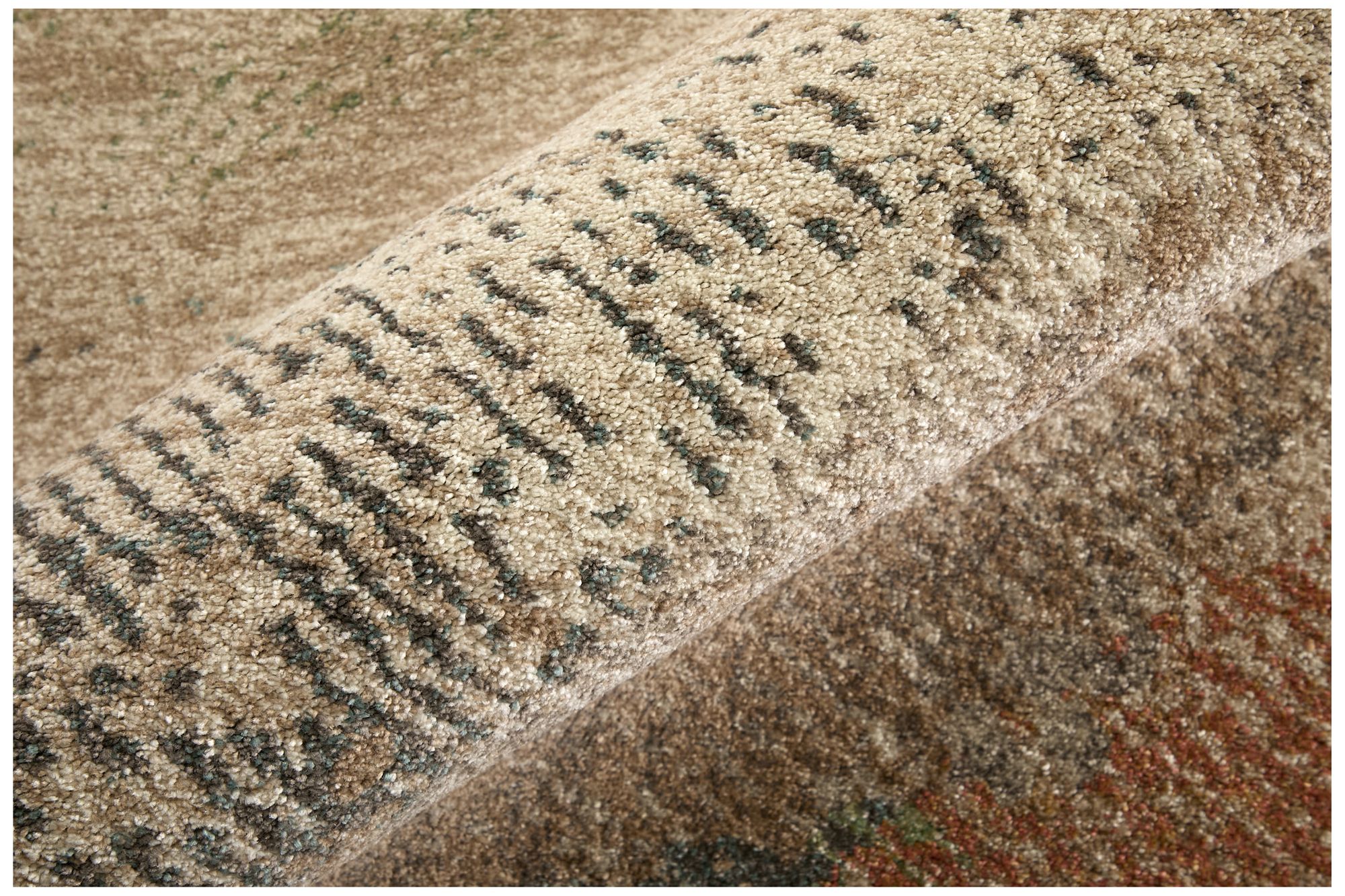 Image 7 Eden Abstract Indoor Brown Area Rug 39QTF 6'-4" x 9'-2" more views