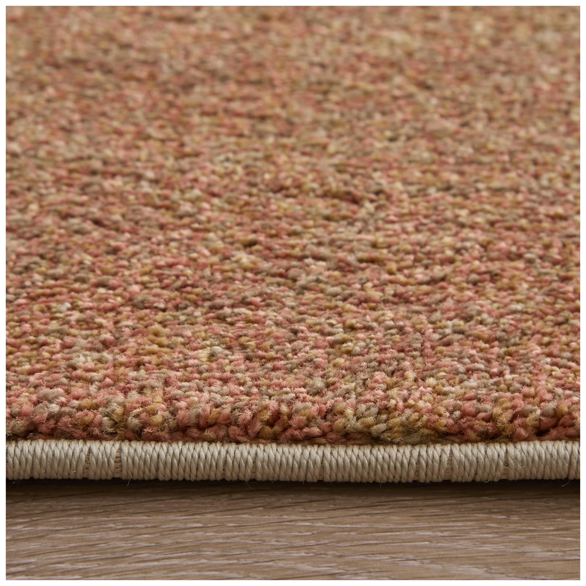 Eden Abstract Indoor Brown Area Rug 39QTF 6'-4" x 9'-2"