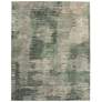 Eden Abstract Indoor Green Area Rug 39QYF 5' x 7'-6"