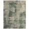 Eden Abstract Indoor Green Area Rug 39QYF 5' x 7'-6"