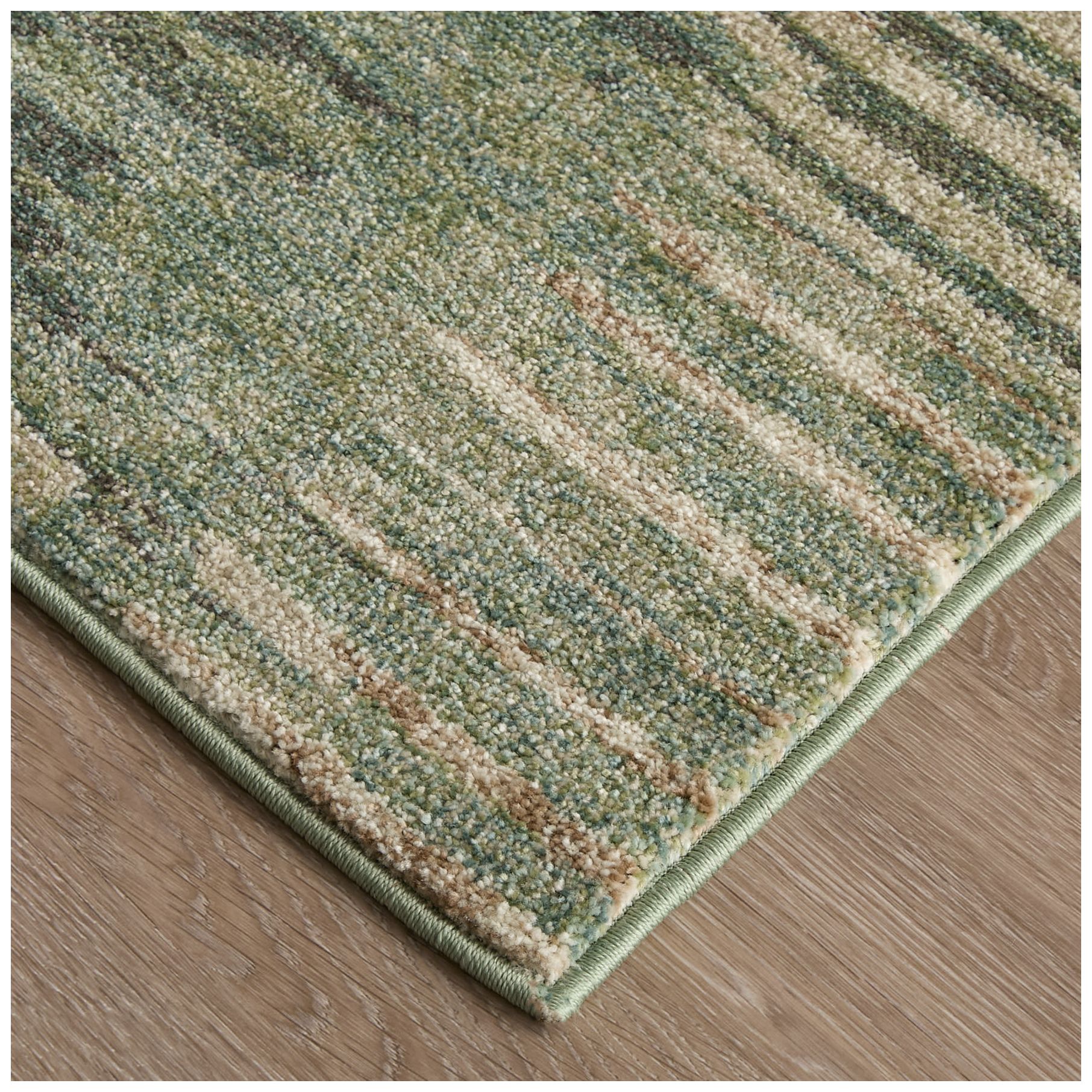 Image 4 Eden Abstract Indoor Green Area Rug 39QYF 5' x 7'-6" more views