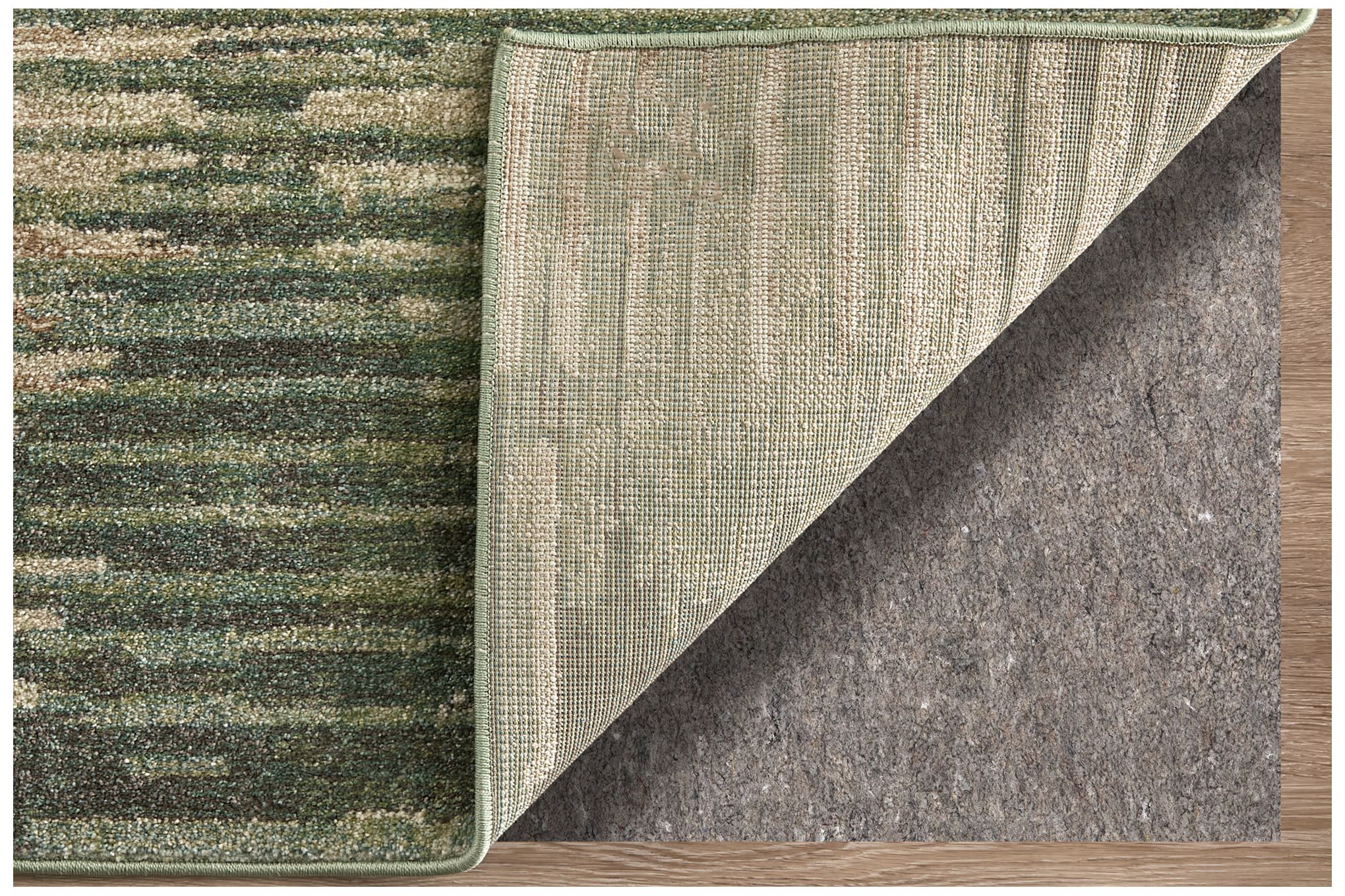 Image 5 Eden Abstract Indoor Green Area Rug 39QYF 5' x 7'-6" more views