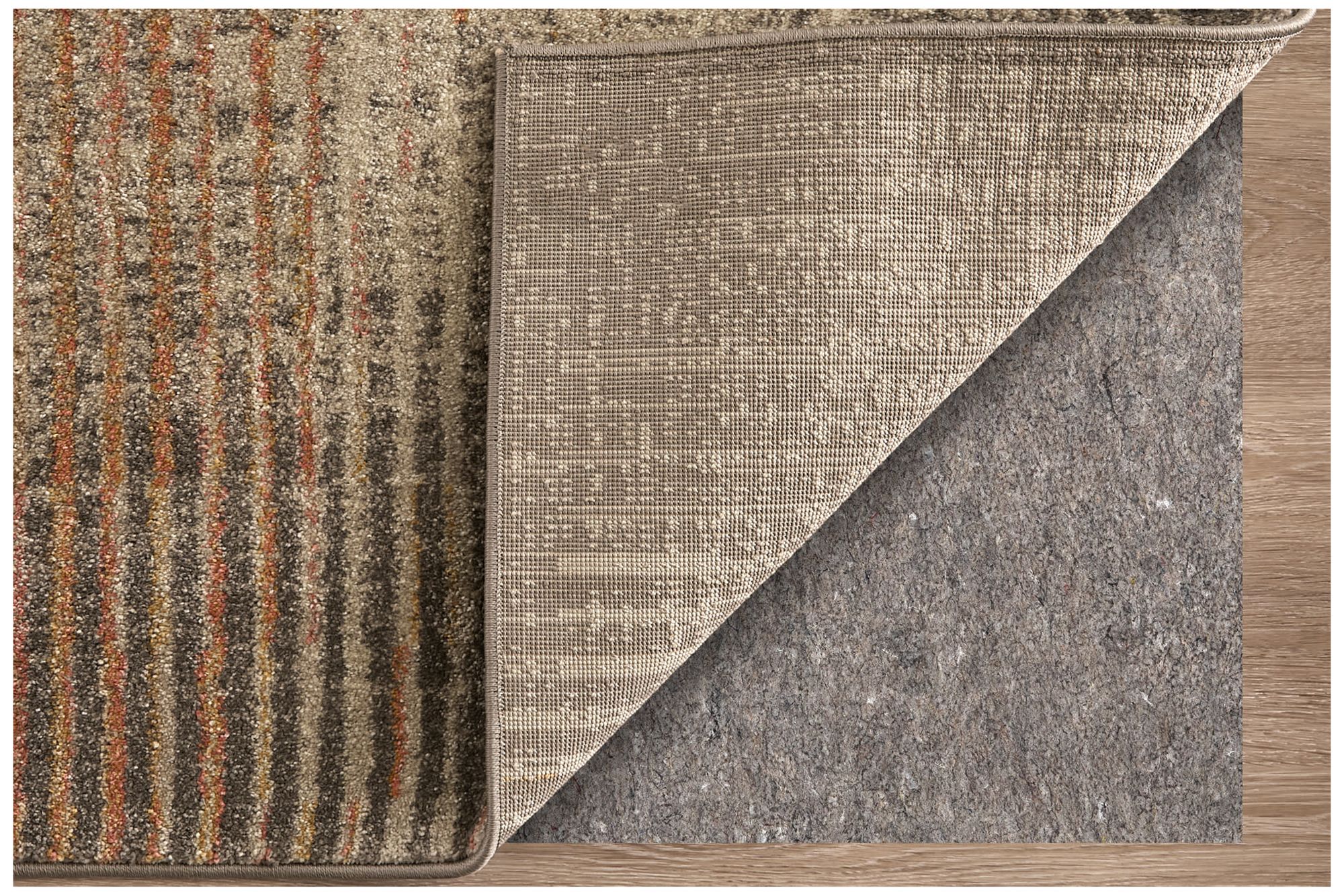 Image 6 Eden Abstract Indoor Ivory Area Rug 39QPF 6'-4" x 9'-2" more views