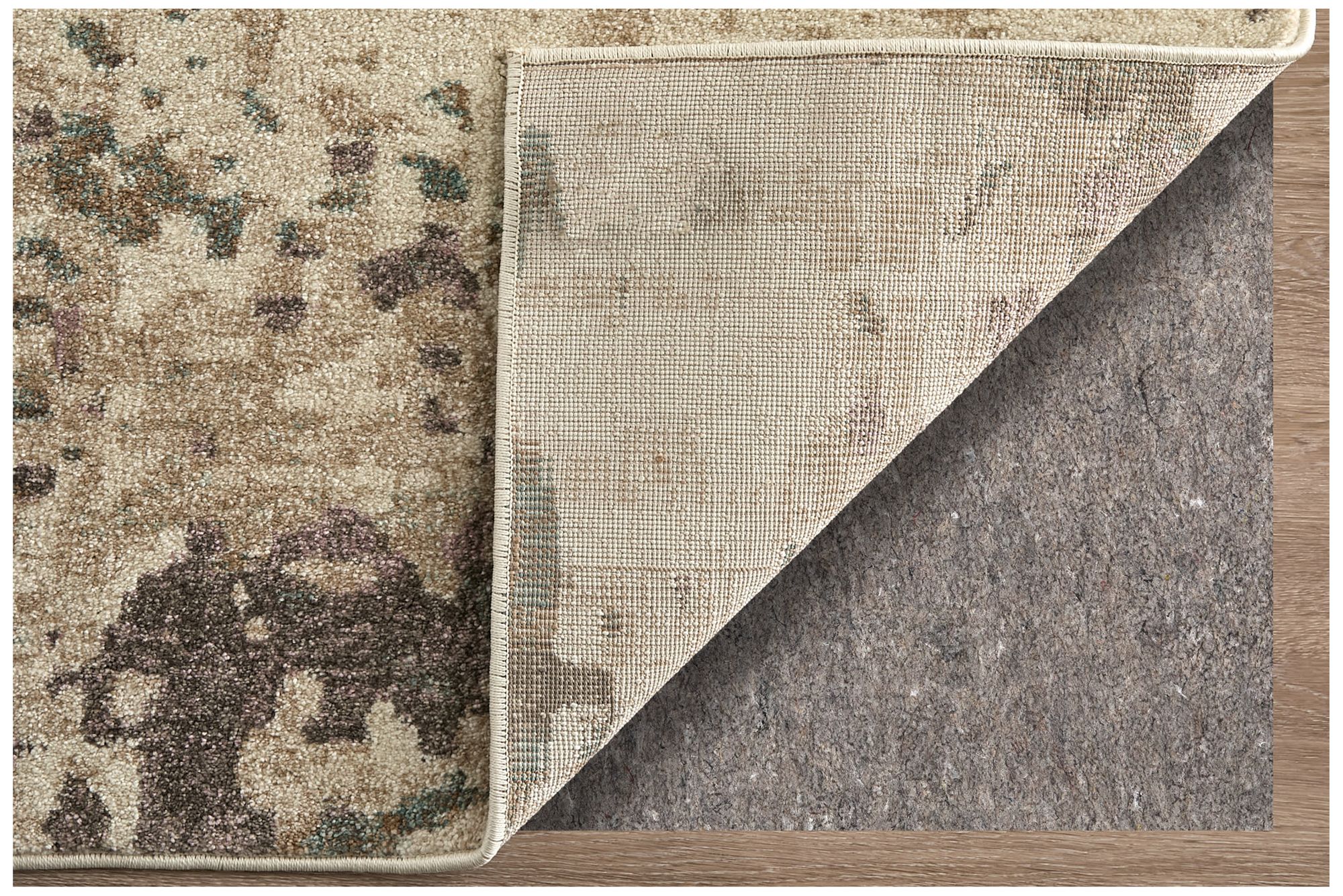 Image 6 Eden Abstract Indoor Ivory Area Rug 39QRF 2'-6" x 7'-3" more views