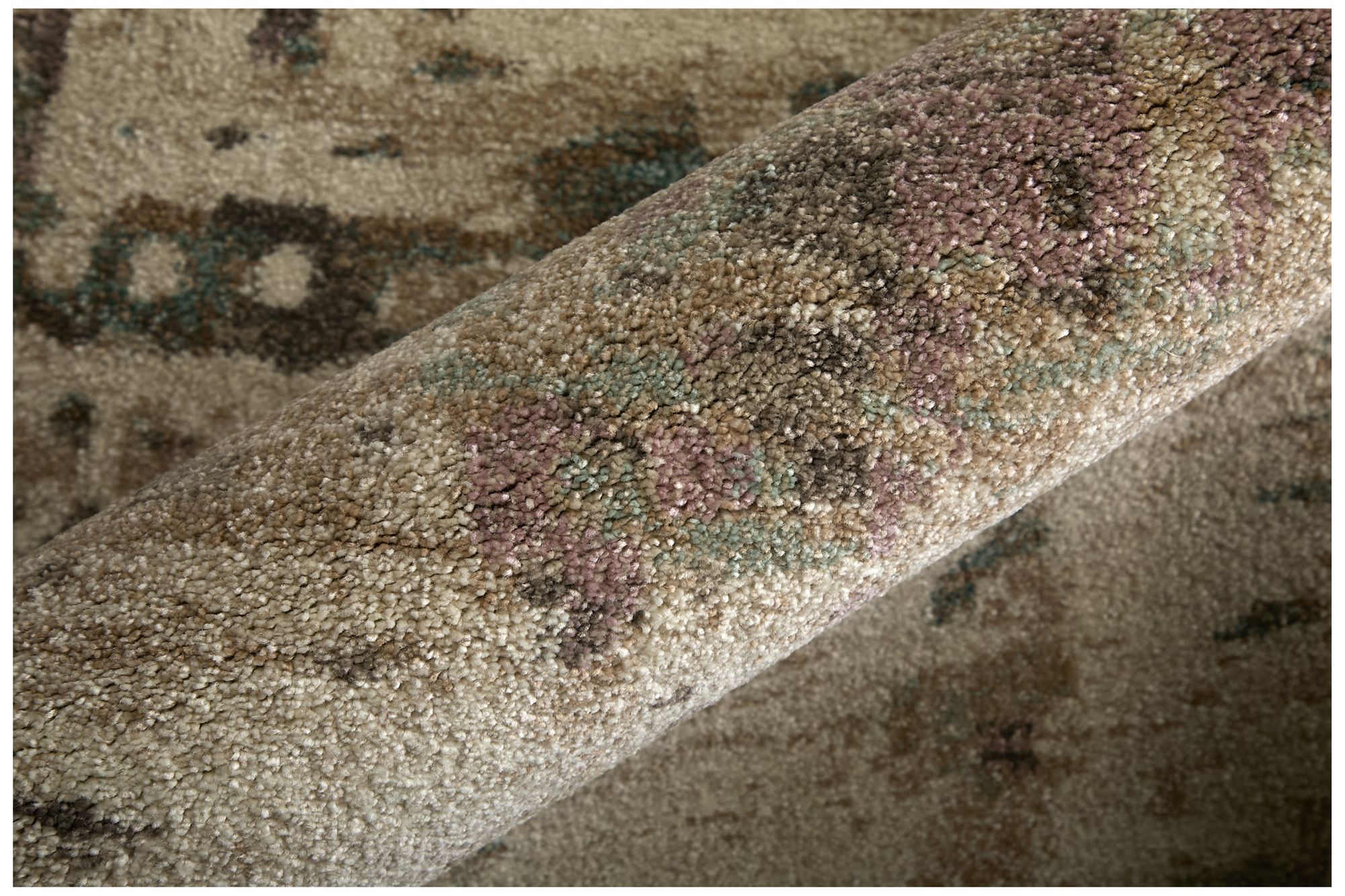 Image 7 Eden Abstract Indoor Ivory Area Rug 39QRF 2'-6" x 7'-3" more views