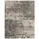 Eden Abstract Indoor Ivory Area Rug 39QRF 7'-9" x 10'
