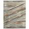 Eden Abstract Indoor Ivory Area Rug 39QXF 1'-8" x 2'-10"
