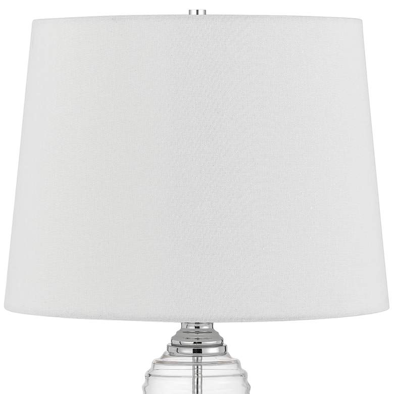 Image 3 Eden Clear Glass Accent Table Lamp more views