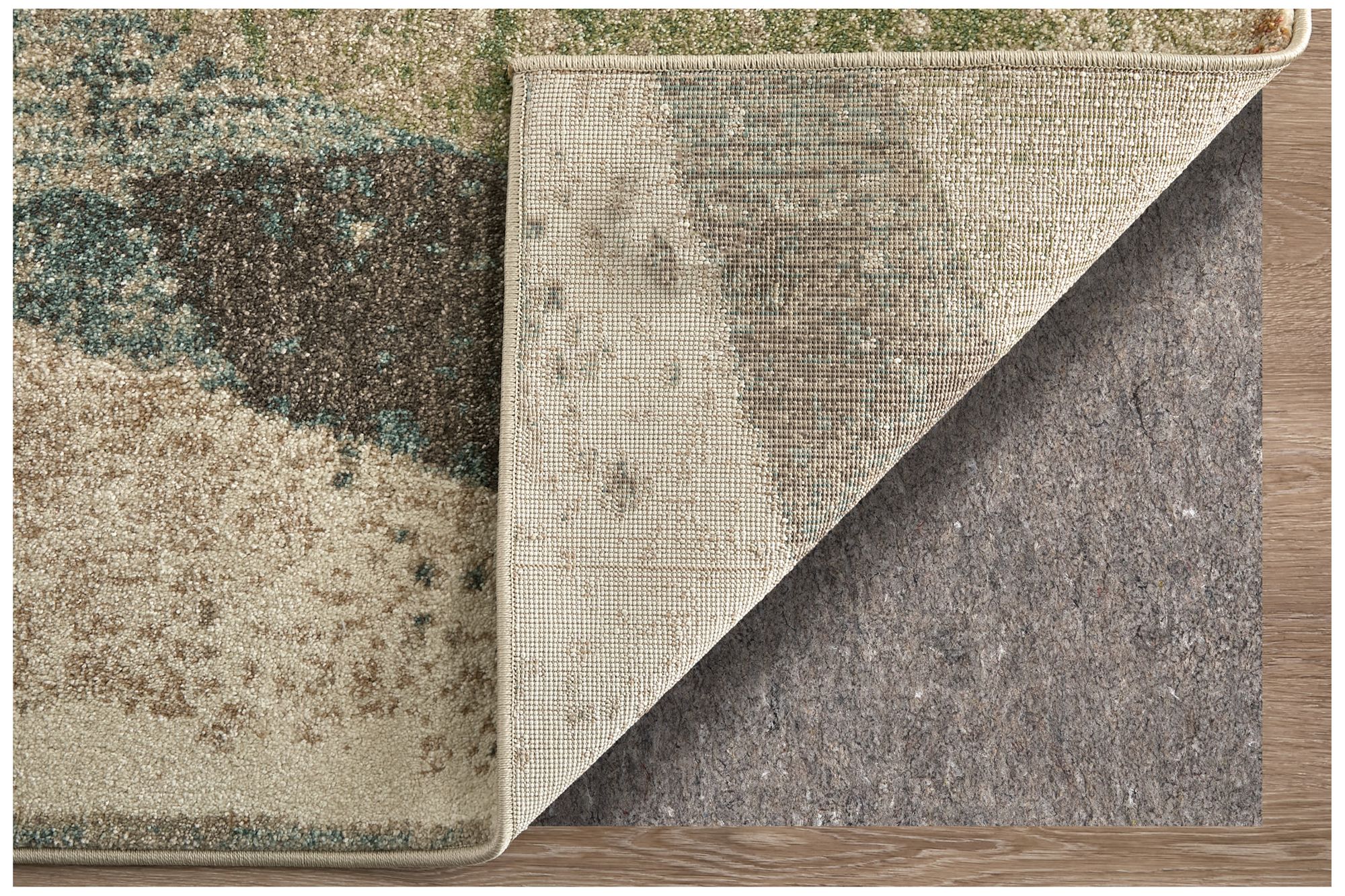 Image 6 Eden Color Block Indoor Ivory Area Rug 39QVF 6'-4" x 9'-2" more views