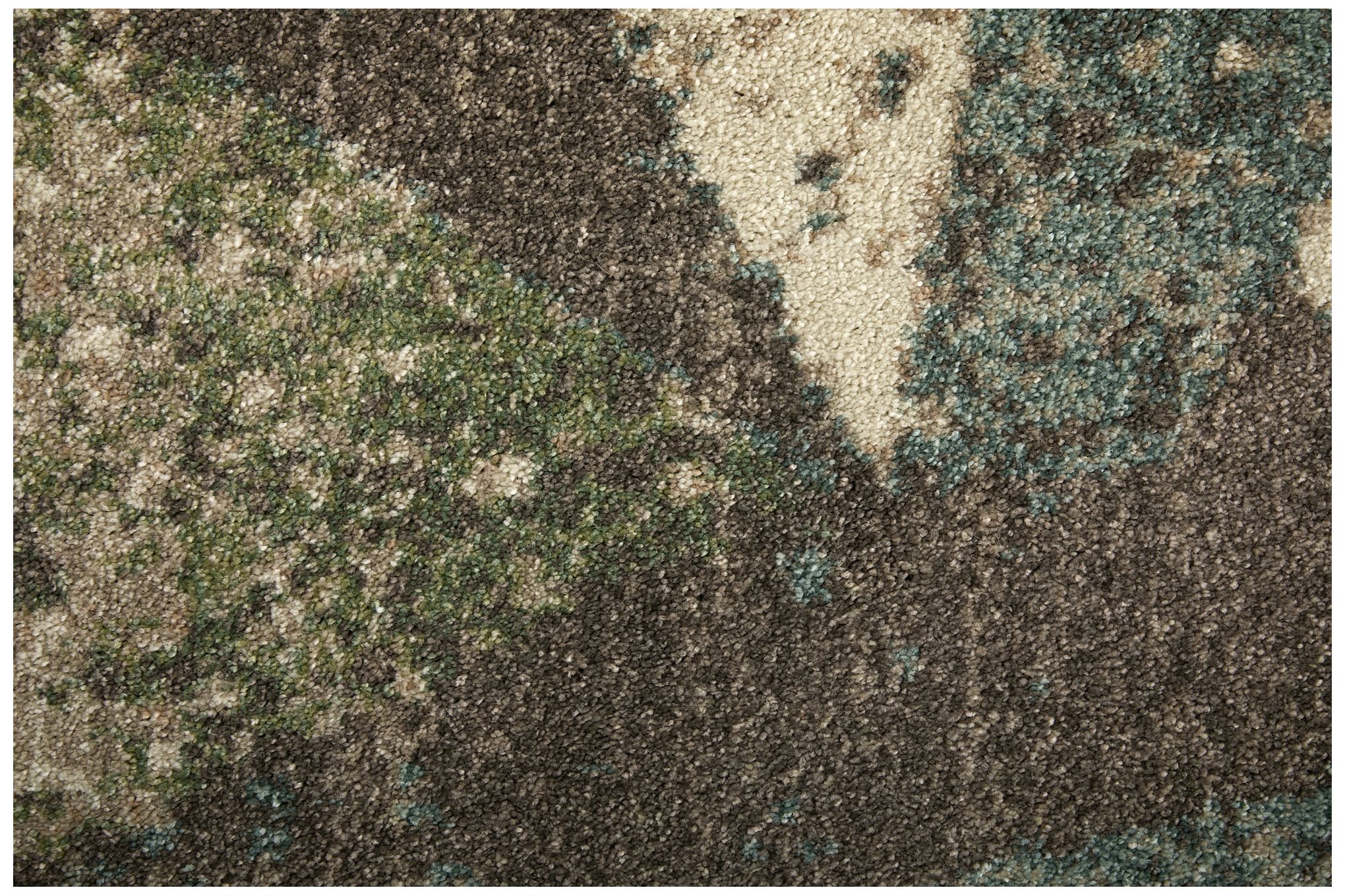 Image 7 Eden Color Block Indoor Ivory Area Rug 39QVF 7'-9" x 10' more views