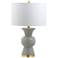 Eden Gray Ceramic Table Lamp