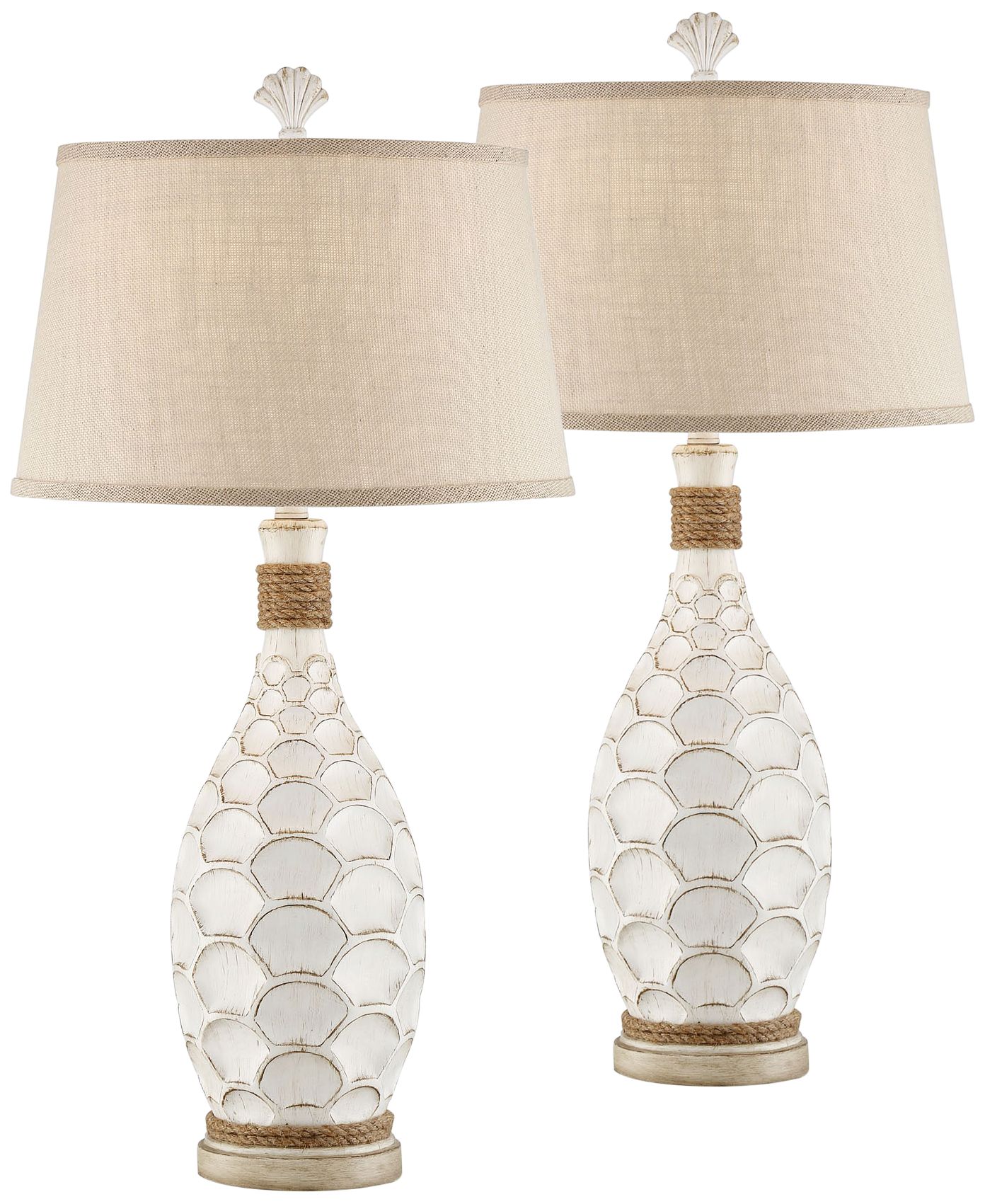 coastal white table lamps