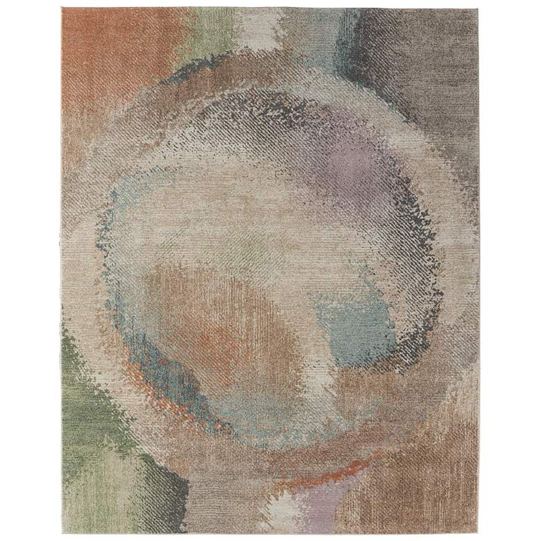 Image 1 Eden Modern Abstract Soft Indoor Brown Area Rug 39QTF