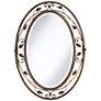 Eden Park French Bronze 24" x 34" Oval Wall Mirror