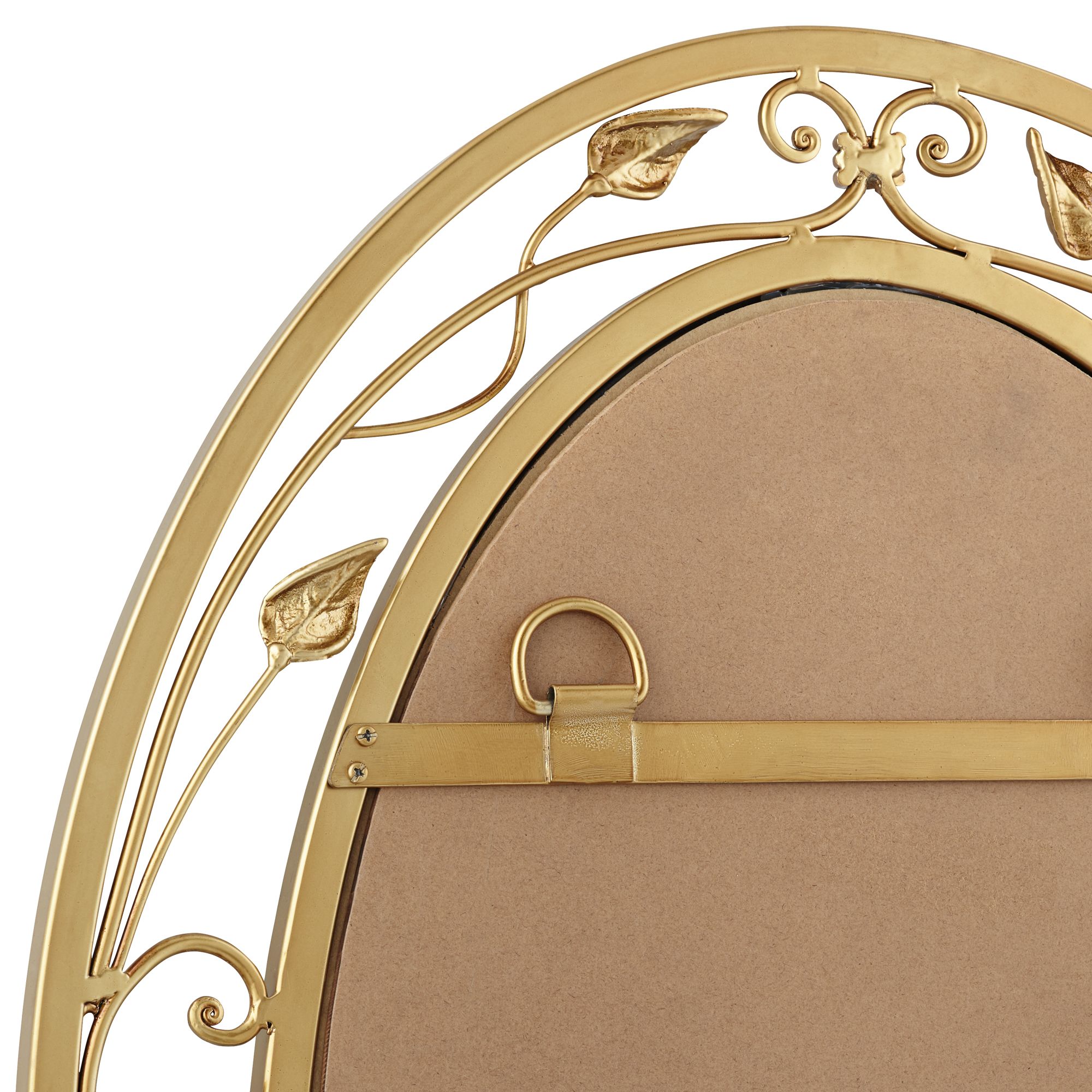 Image 3 Eden Park Gold 24" x 34" Oval Wall Mirrors Set of 2 more views