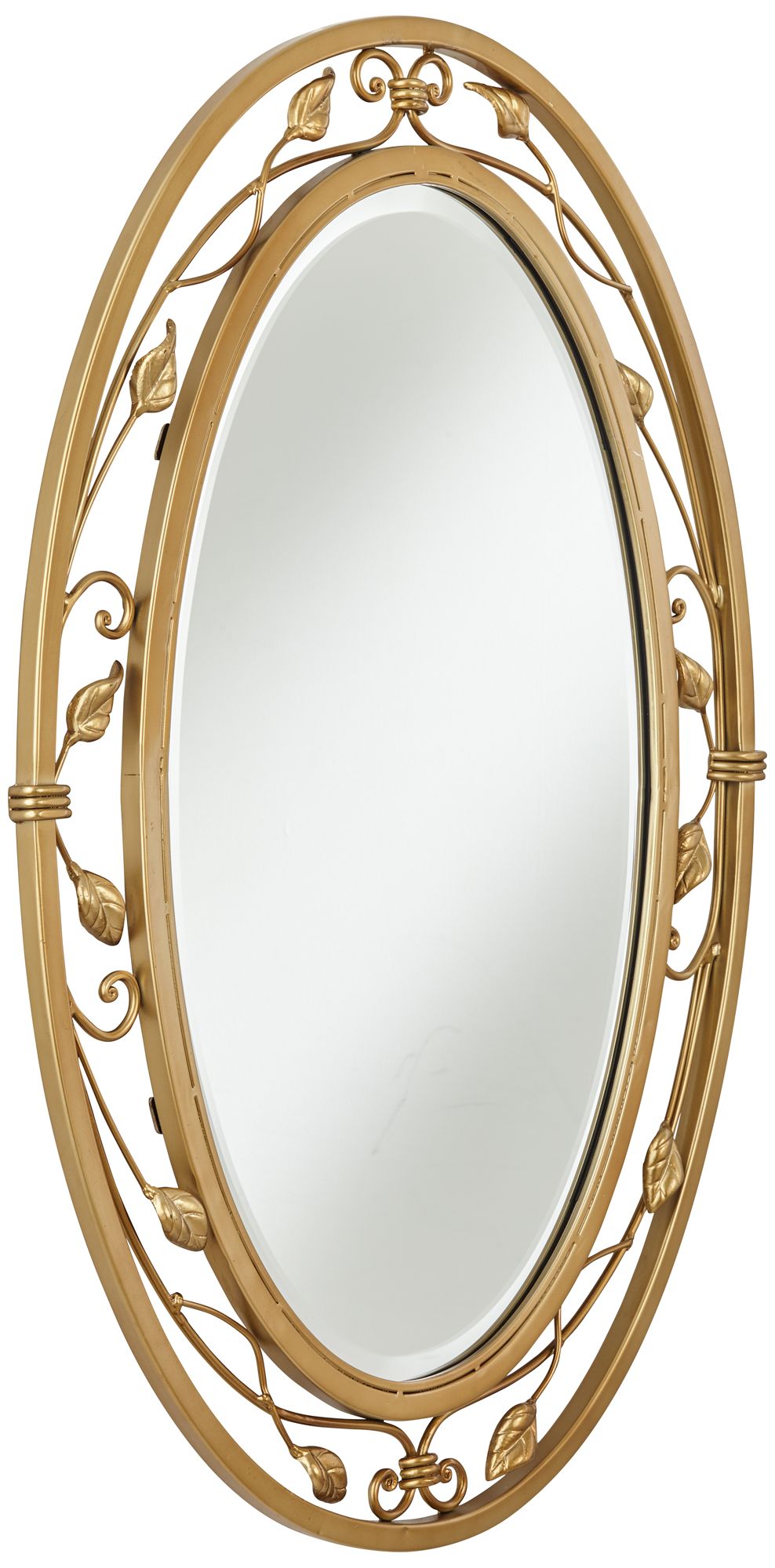 Image 4 Eden Park Gold 24" x 34" Oval Wall Mirrors Set of 2 more views