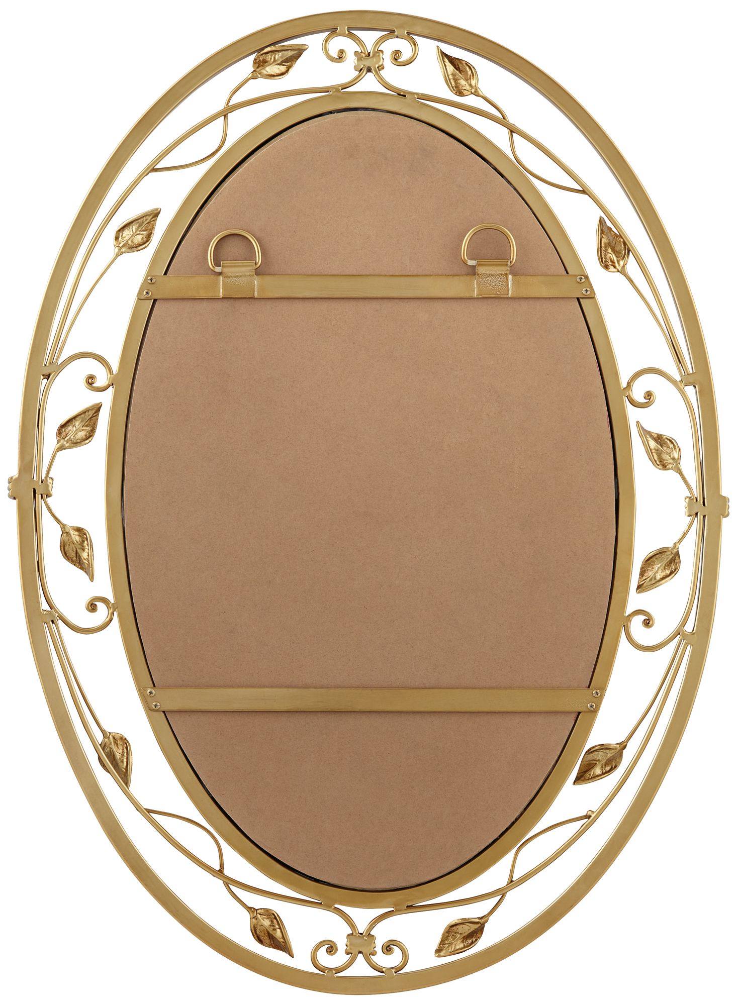 Image 5 Eden Park Gold 24" x 34" Oval Wall Mirrors Set of 2 more views