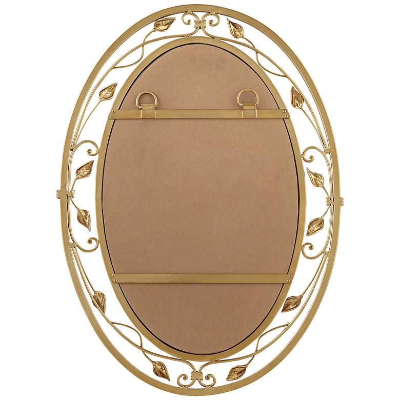 Image 5 Eden Park Gold 24" x 34" Oval Wall Mirrors Set of 2 more views